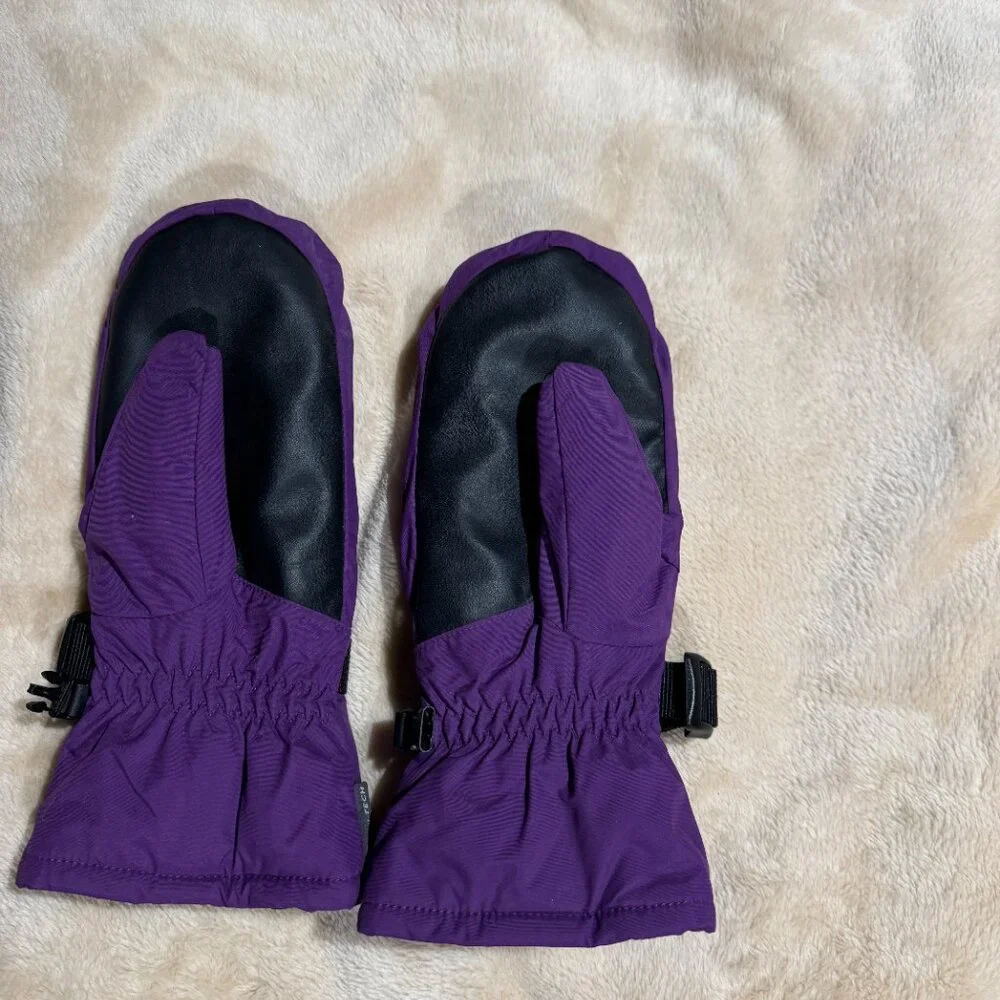 Columbia Youth Large Mittens Omni heat Purple. Fits Women Sm…